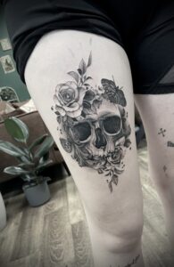 Skull-Flower by:Lisa
